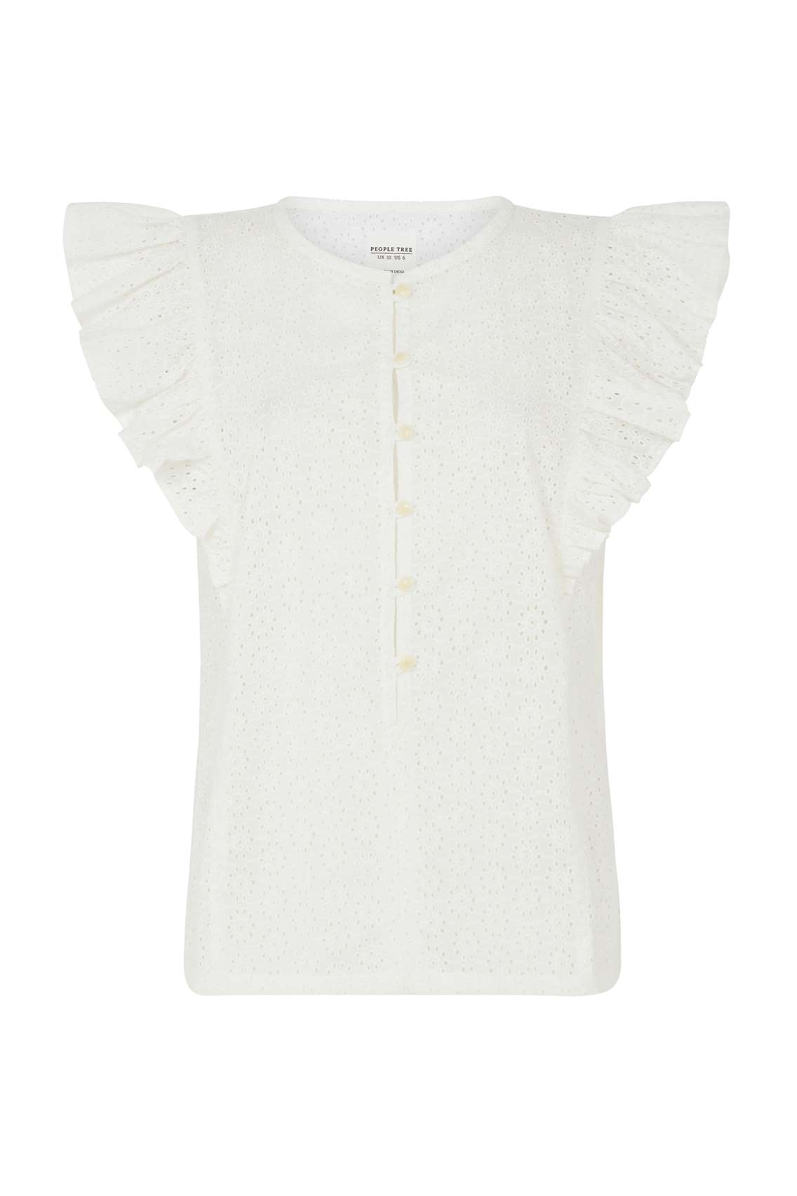 Chemise coton biologique - Kyra - blanc - fairytale