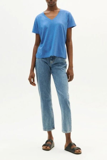 T-shirt chanvre - Clavel - bleu - fairytale