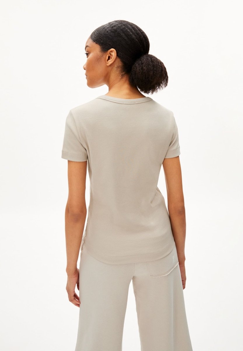 T-shirt coton biologique - Kardaa - beige - fairytale