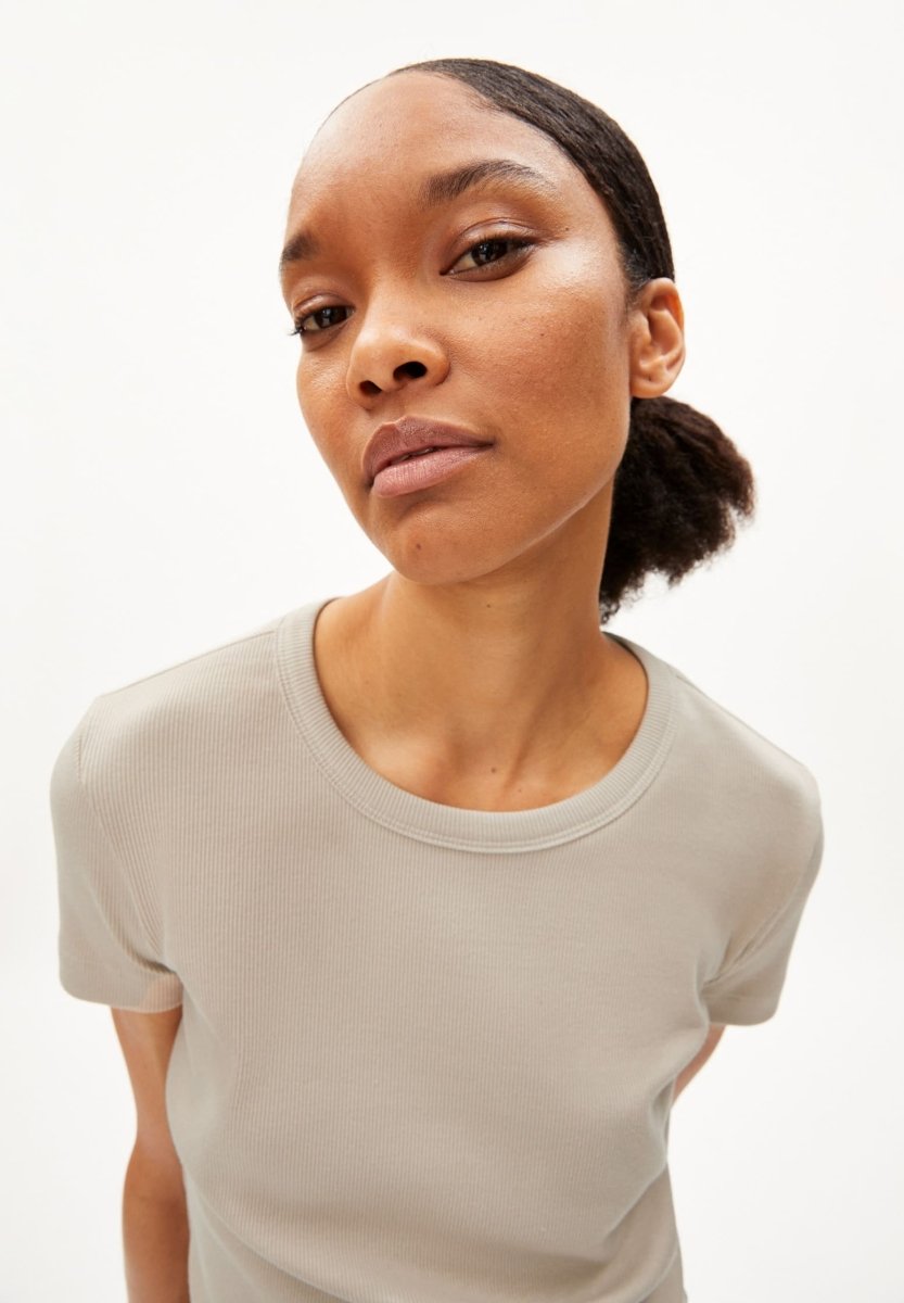 T-shirt coton biologique - Kardaa - beige - fairytale