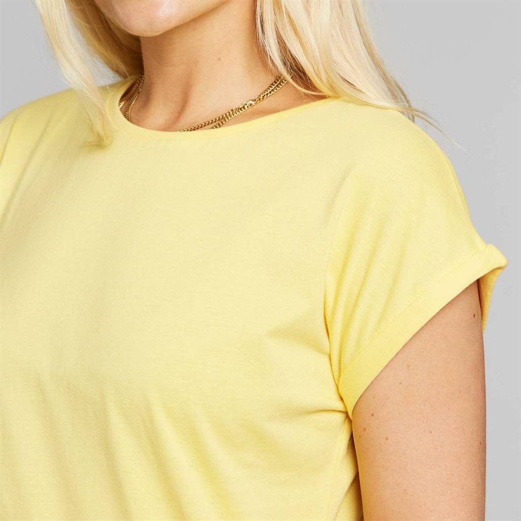 T-shirt coton biologique - Visby - jaune poussin - fairytale