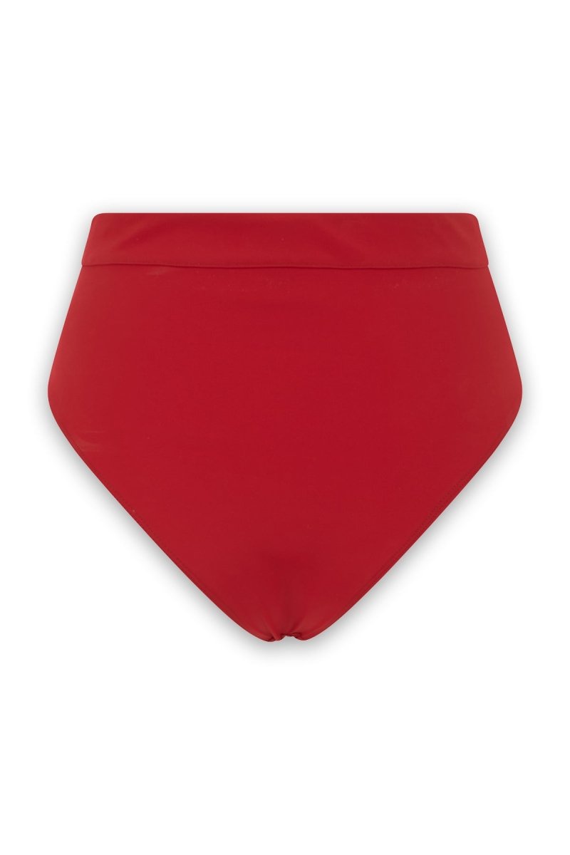Culotte haute fibres recyclées - L’Habillé Uni - rouge - rouge - fairytale