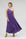 Robe longue coton biologique et lin - Mp long - violet - fairytale