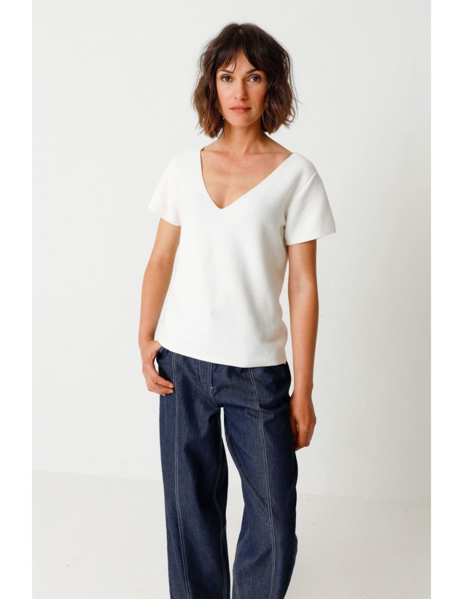 T-shirt coton biologique - Katixa - blanc - fairytale