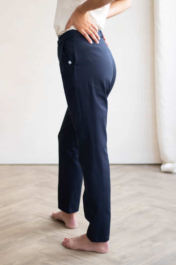 Pantalon coton biologique - L'Autentique 2 - Jeans et Pantalons de la marque C. BERGAMIA sur fairytale.eco