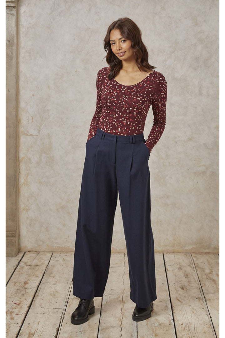 Body coton biologique - Darcie - bordeaux - fairytale