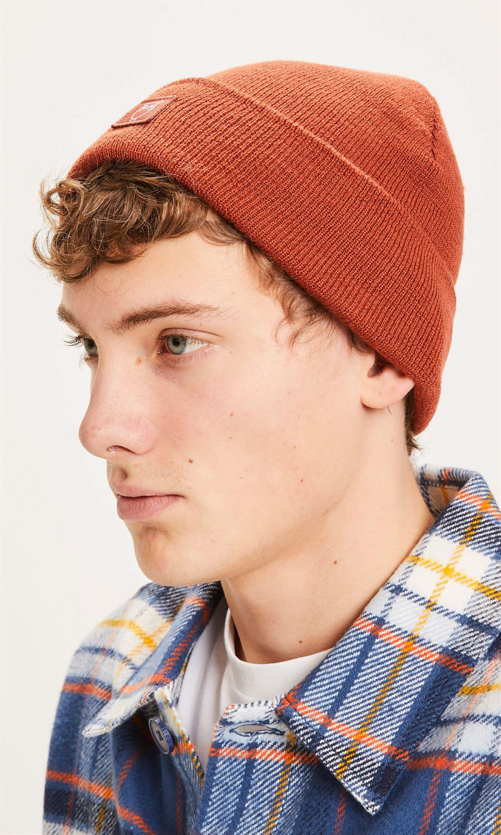 Bonnet polyester recyclé - Leaf Rib - brique - fairytale