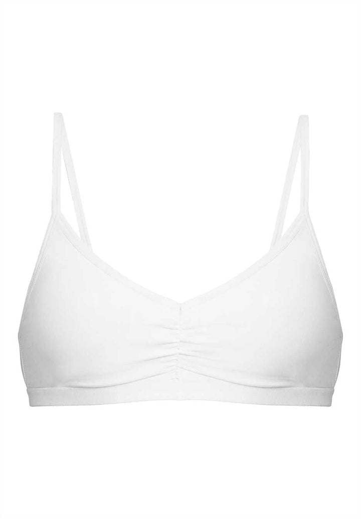Brassière coton biologique - blanc - fairytale