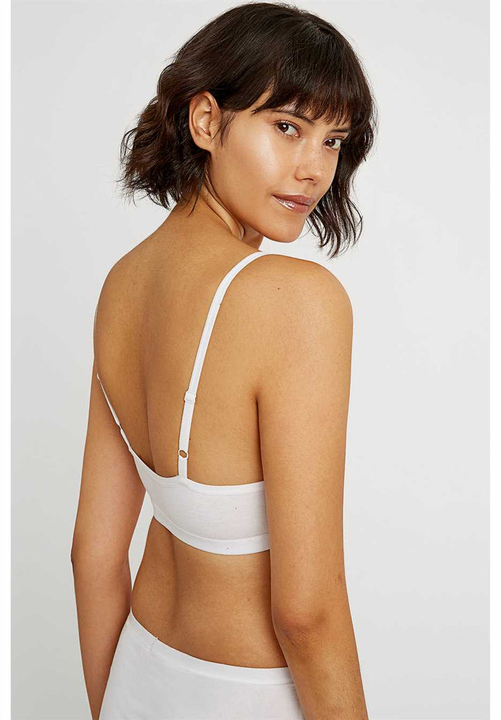 Brassière coton biologique - blanc - fairytale