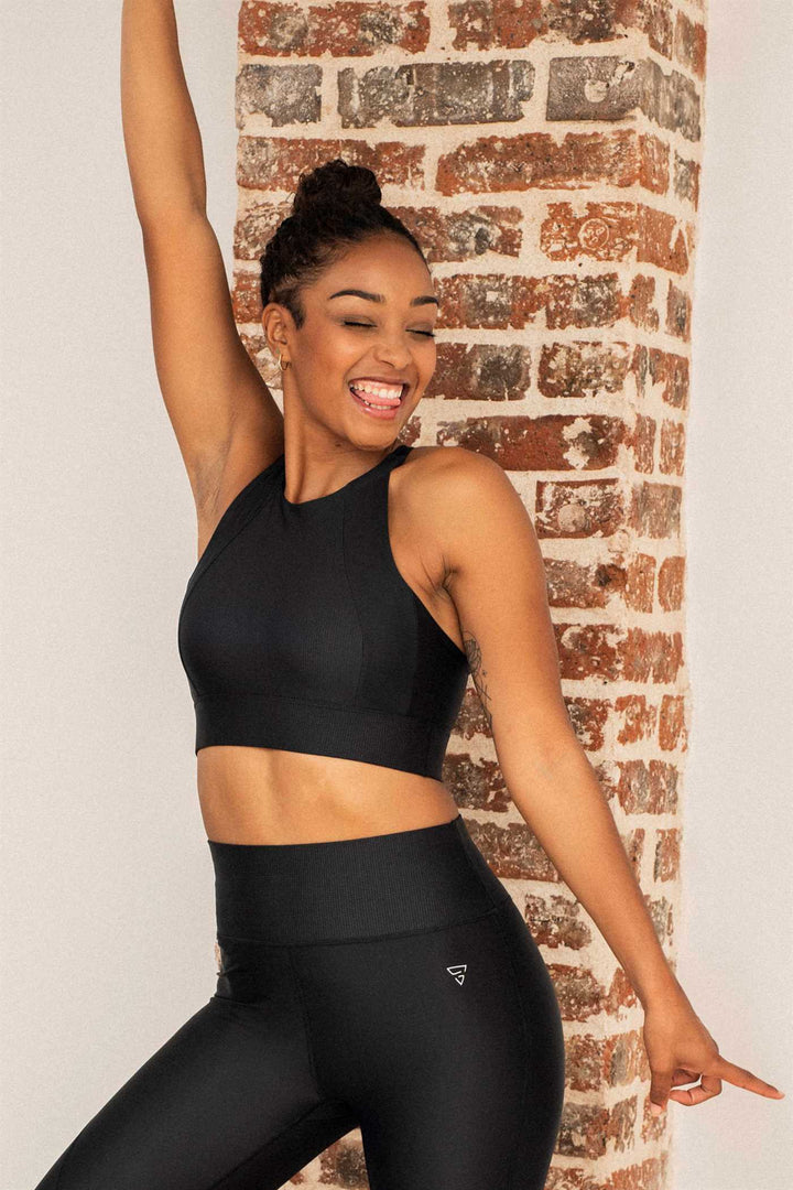 Brassière nylon recyclé - Orion - noir - fairytale