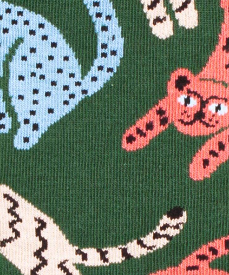Chaussettes coton biologique - Bengal Claw - vert - fairytale