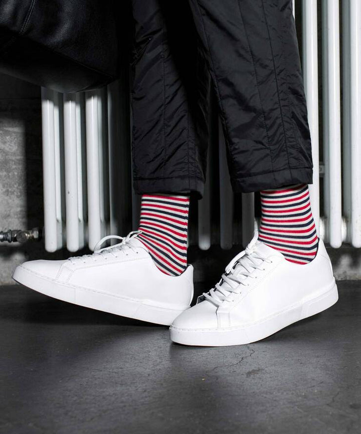Chaussettes coton biologique - Black Forest Cake - rouge - fairytale