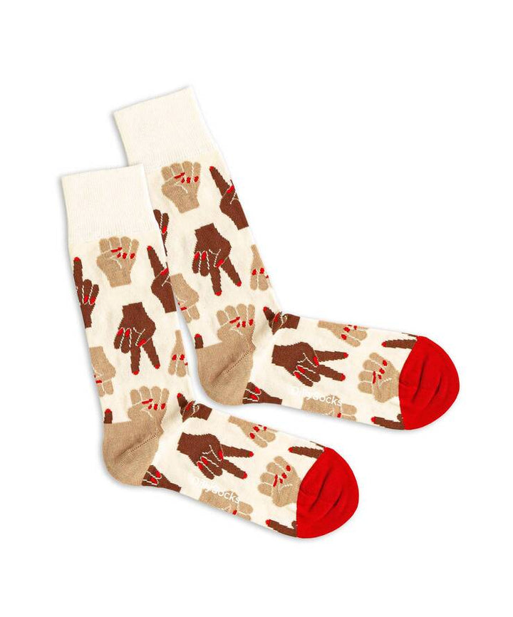 Chaussettes coton biologique - Empower - ecru - fairytale