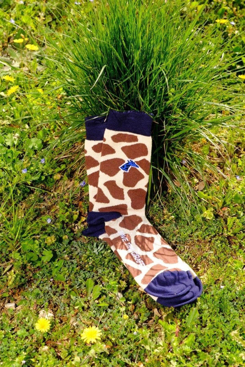 Chaussettes coton biologique - Girafe - marron - fairytale