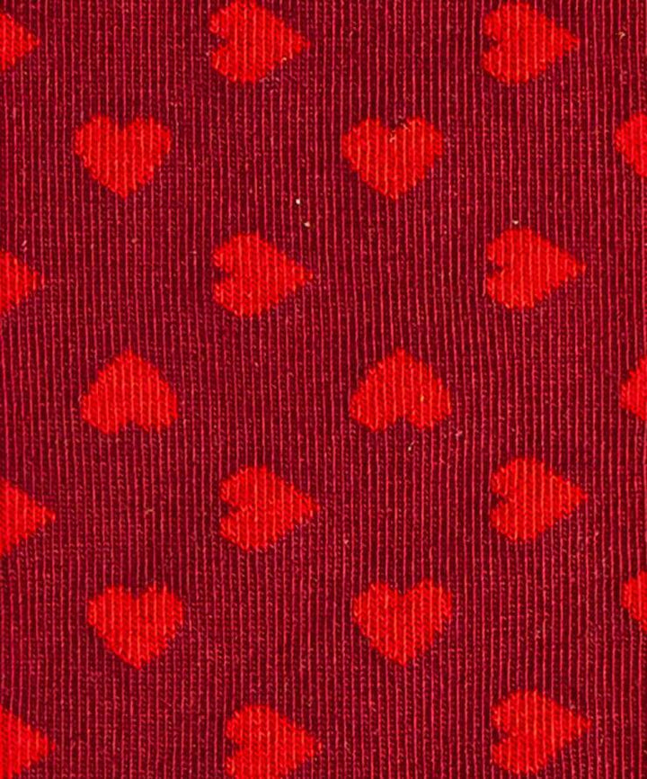 Chaussettes coton biologique - Love Direction - rouge - fairytale