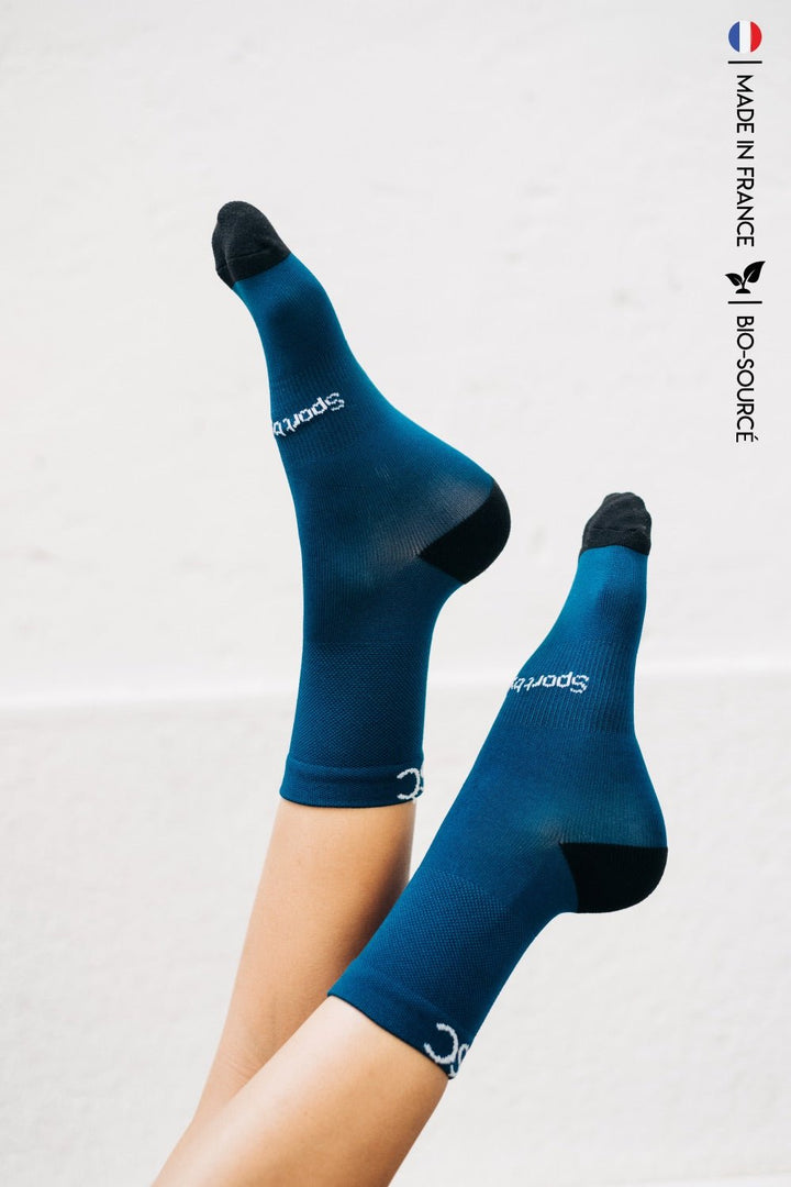 Chaussettes fibre de ricin / technologie greenfil® - Socks-1 - Bleu - fairytale