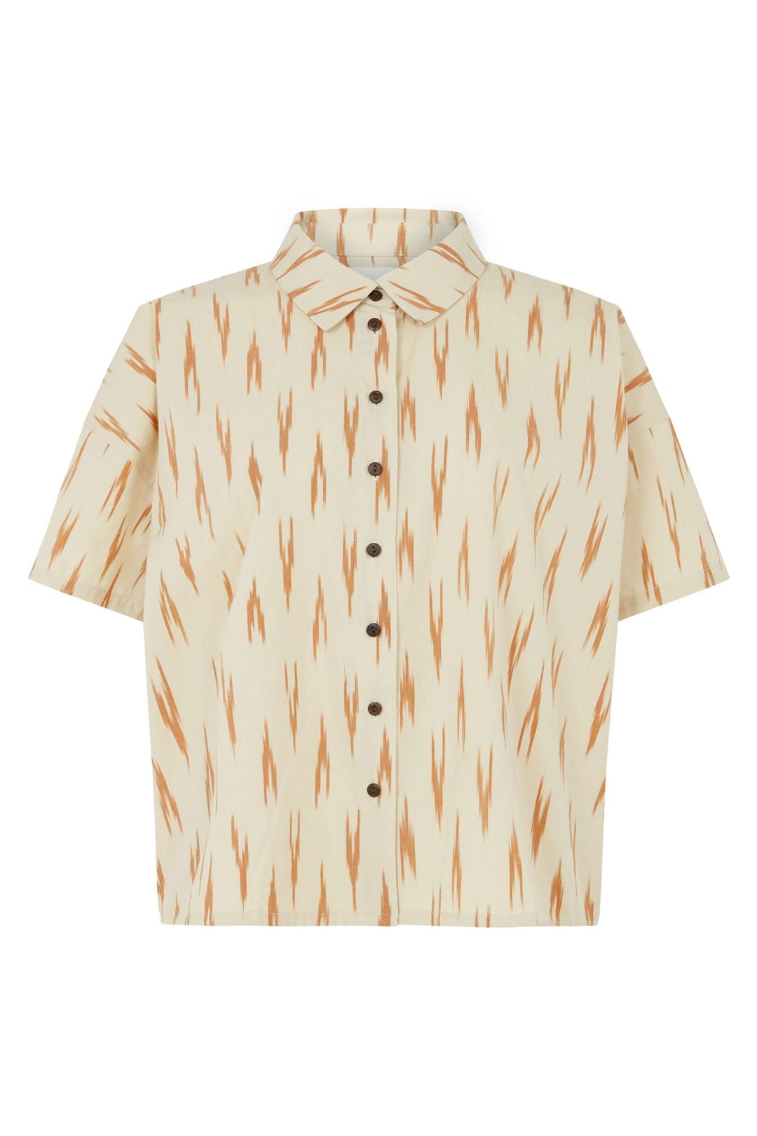 Chemise coton biologique - Dylan Ikat - beige - fairytale