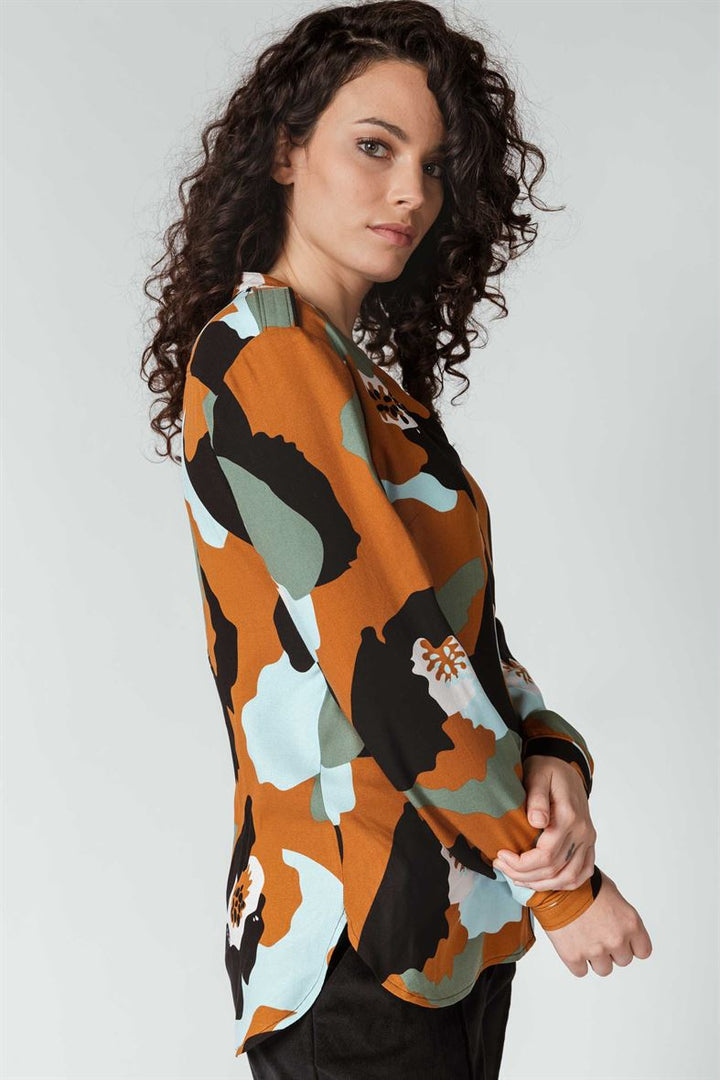Chemise en ecovero® - Azi - marron - fairytale