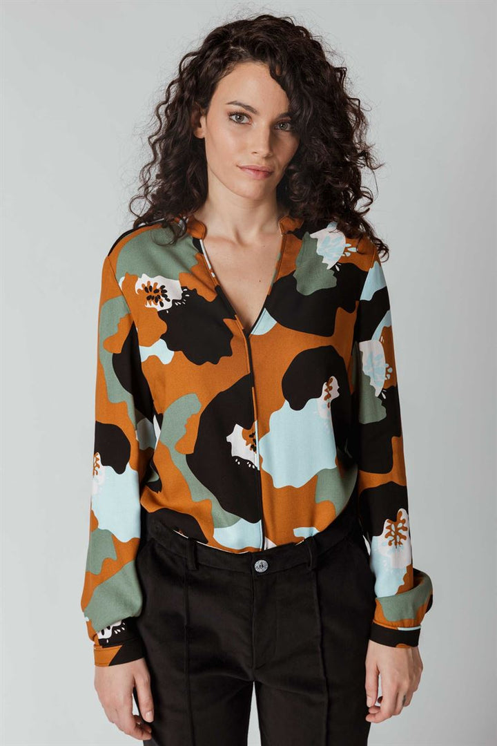 Chemise en ecovero® - Azi - marron - fairytale