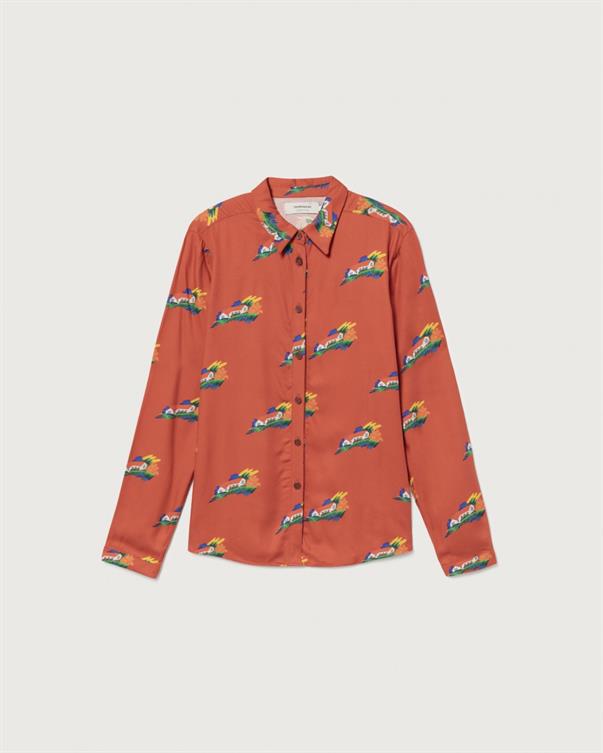 Chemise lenzing® ecovero® - Chamomile - rouge - fairytale