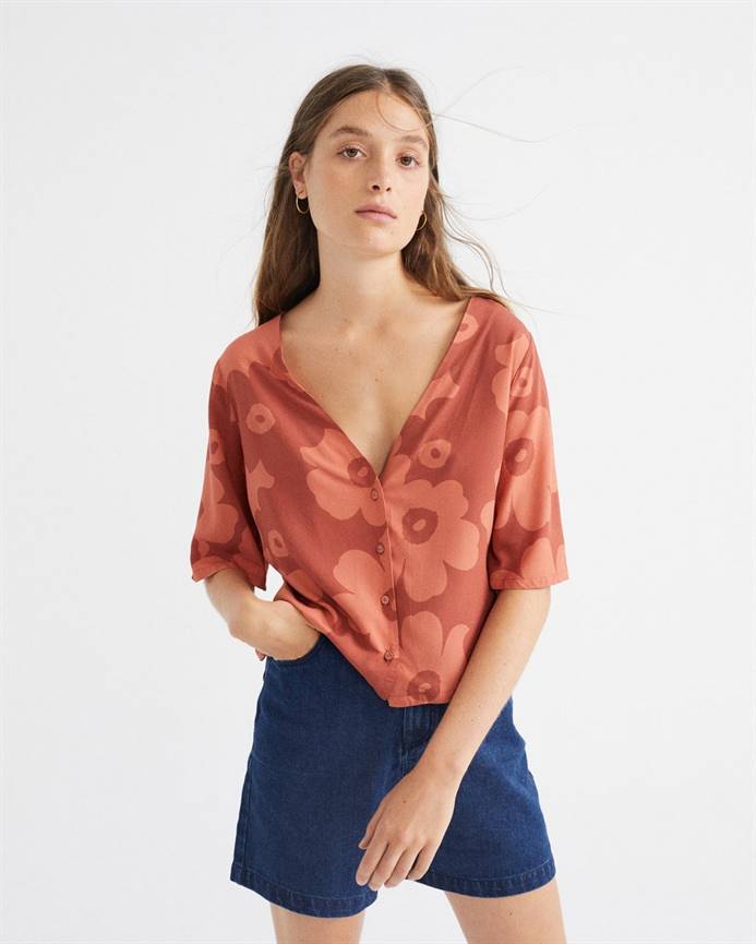 Chemise lenzing® ecovero® - Libelula - corail - fairytale