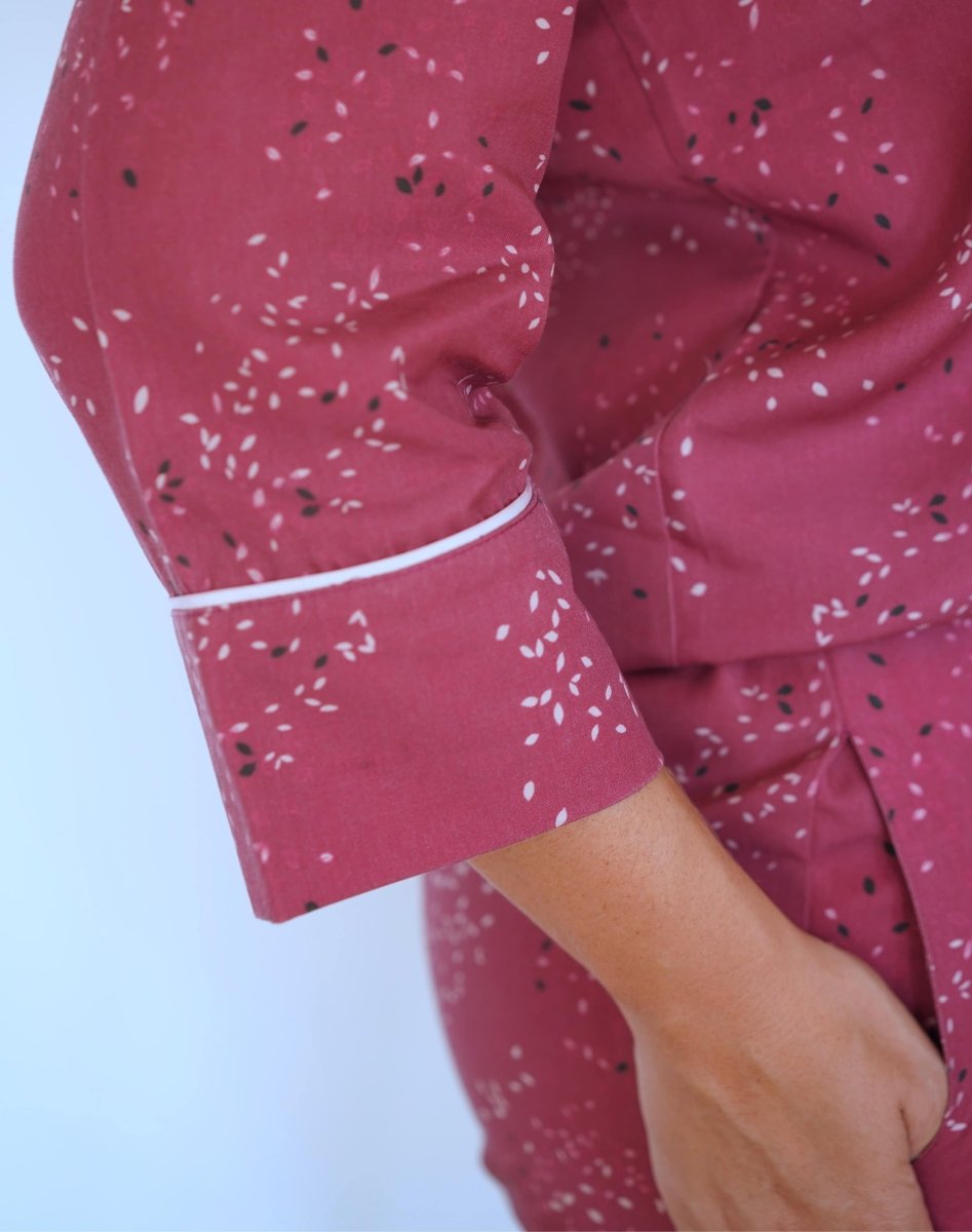 Chemise pyjama en tencel - Premiers émois - rose - fairytale