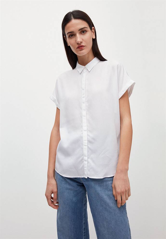 Chemise tencel® - Zonjaa - blanc - fairytale