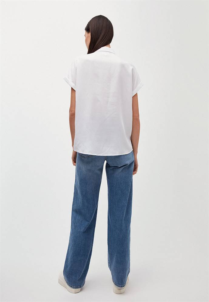 Chemise tencel® - Zonjaa - blanc - fairytale