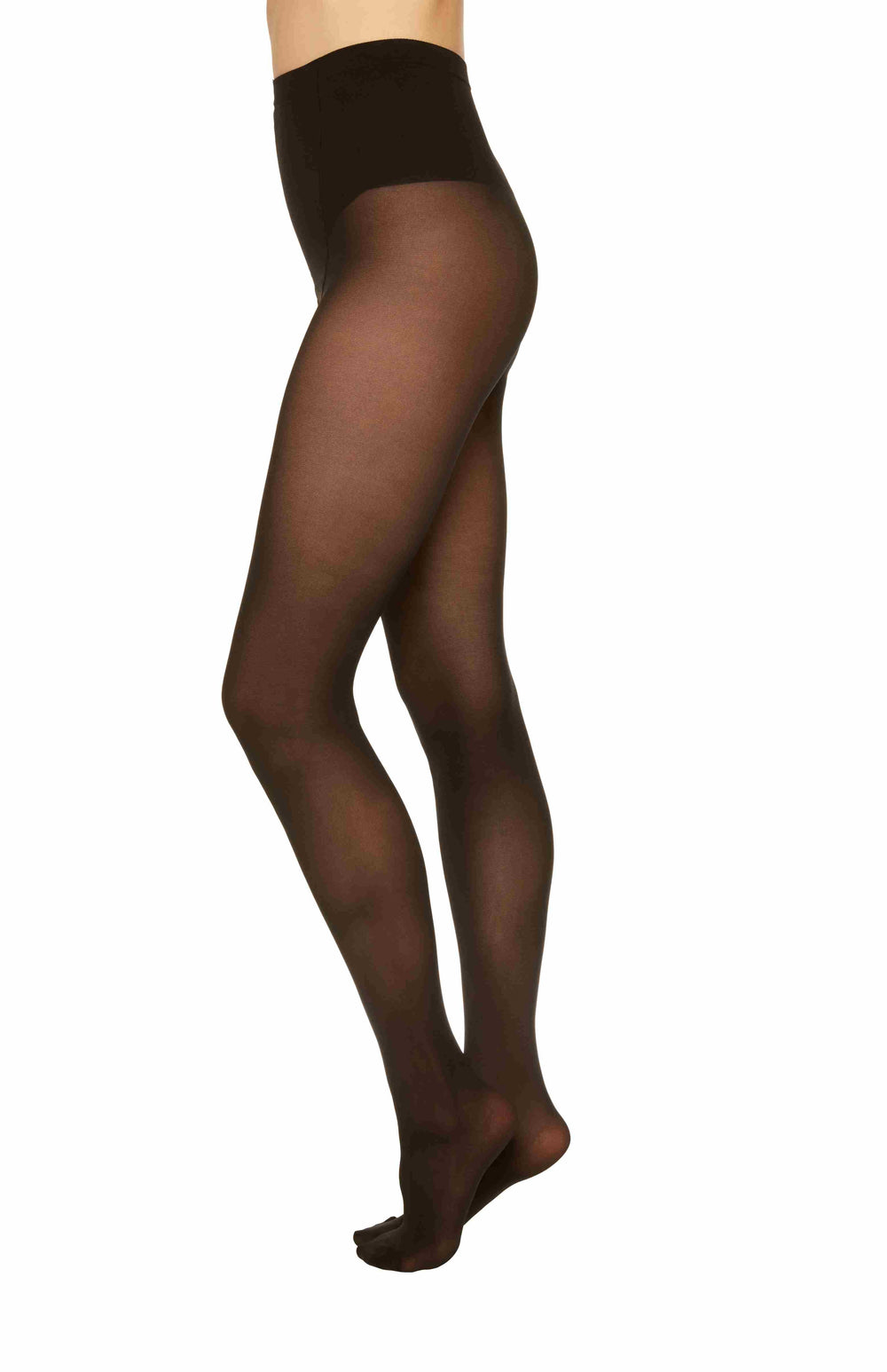 Collants 30D polyamide recyclé - Svea - noir - fairytale