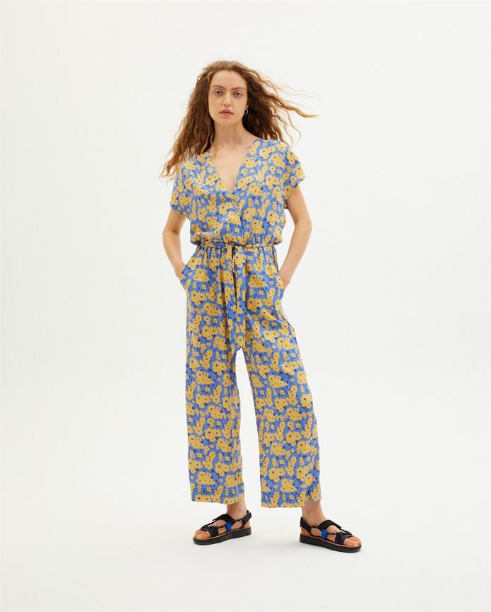 Combinaison coton biologique - Nitta - bleu - fairytale