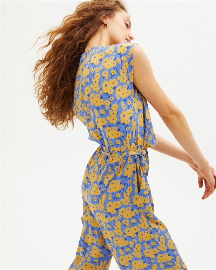 Combinaison coton biologique - Nitta - bleu - fairytale