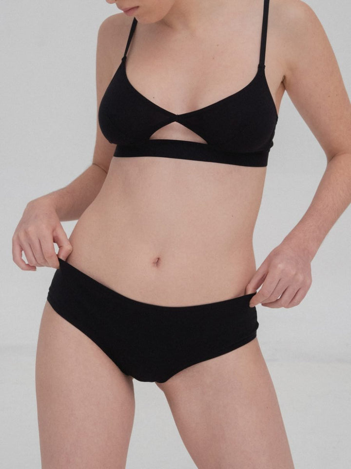Culotte coton bio - Classique - noir - fairytale