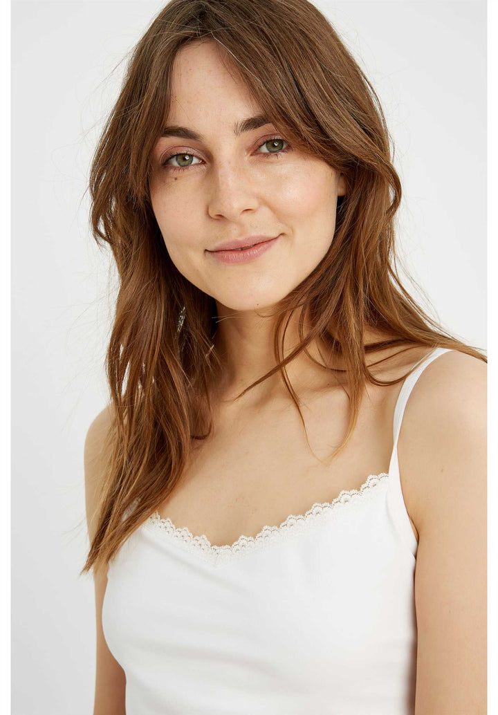 Débardeur coton biologique - Camisole - blanc - fairytale