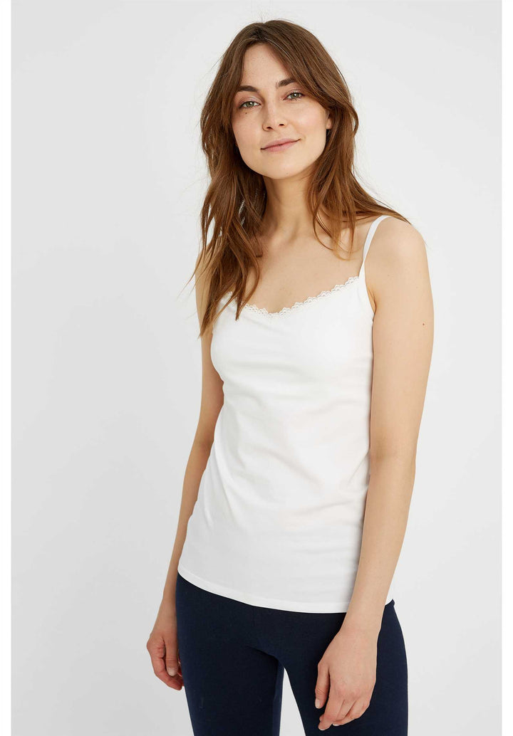 Débardeur coton biologique - Camisole - blanc - fairytale
