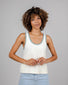 Débardeur coton biologique - Jersey - blanc - fairytale