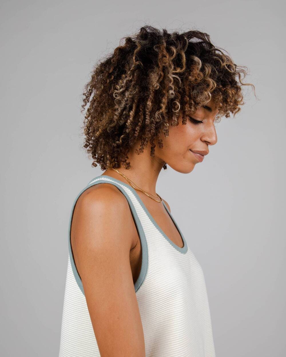 Débardeur coton biologique - Jersey - blanc - fairytale