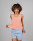 Débardeur coton biologique - Jersey - corail - fairytale