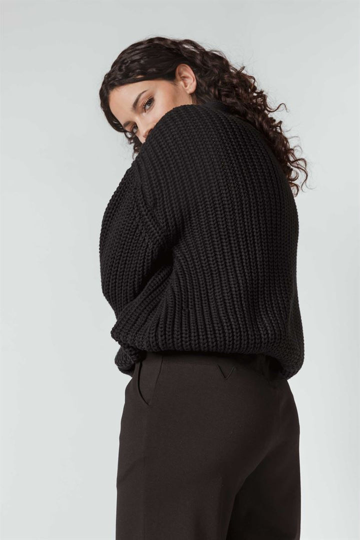 Gilet coton biologique - Adane - noir - fairytale