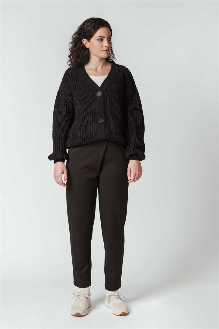 Gilet coton biologique - Adane - noir - fairytale