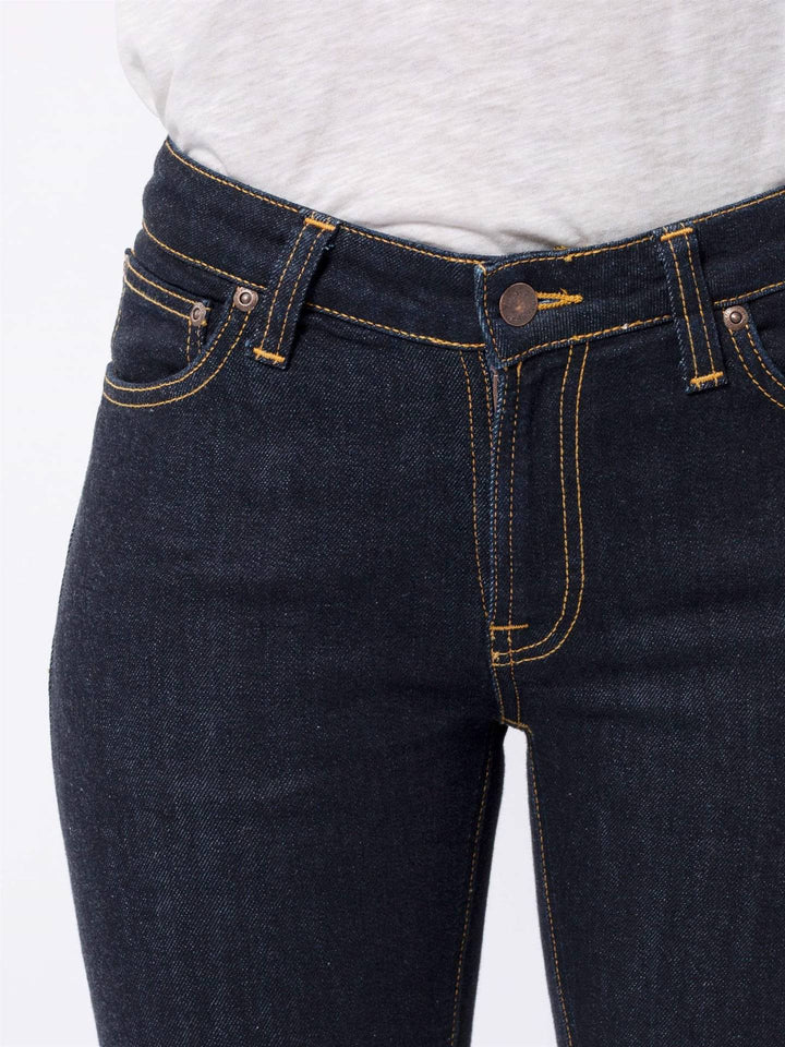 Jean coton biologique - Skinny Lin Dry - bleu - fairytale