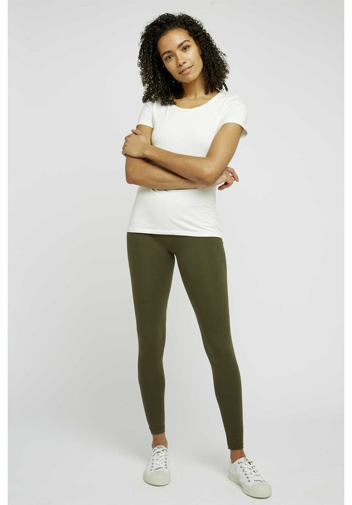 Legging coton biologique - kaki - fairytale