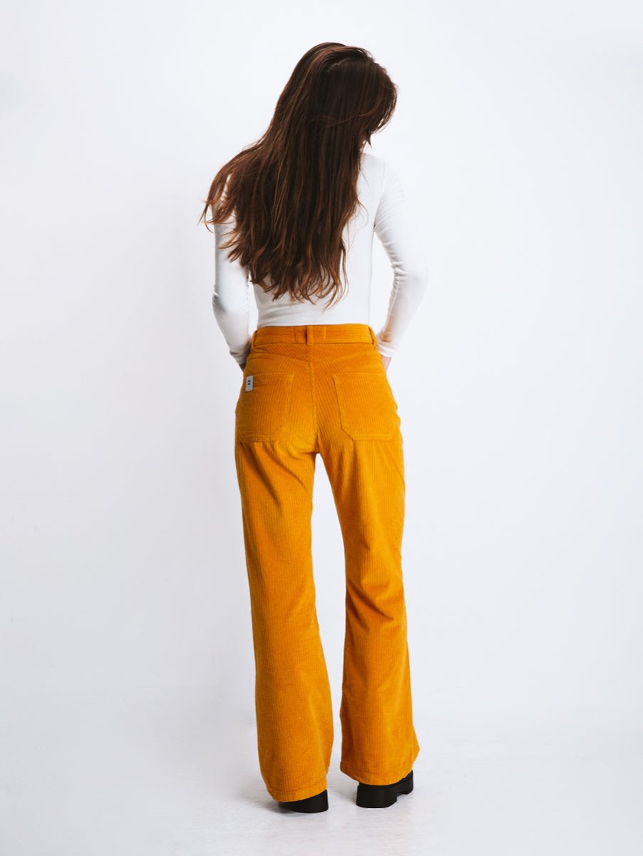 Pantalon coton biologique - Flare - moutarde - fairytale