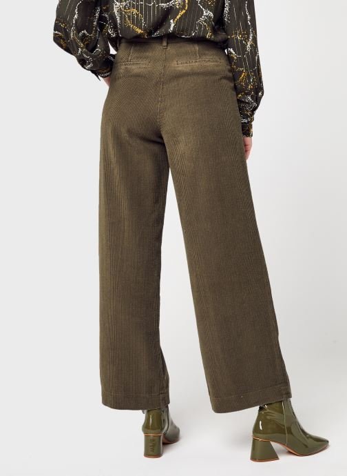 Pantalon en velours coton bio - Posey - vert foncé - fairytale