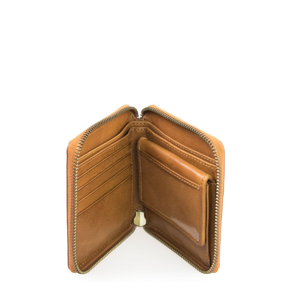 Porte-cartes cuir tannage végétal - Sonny Square - marron - fairytale