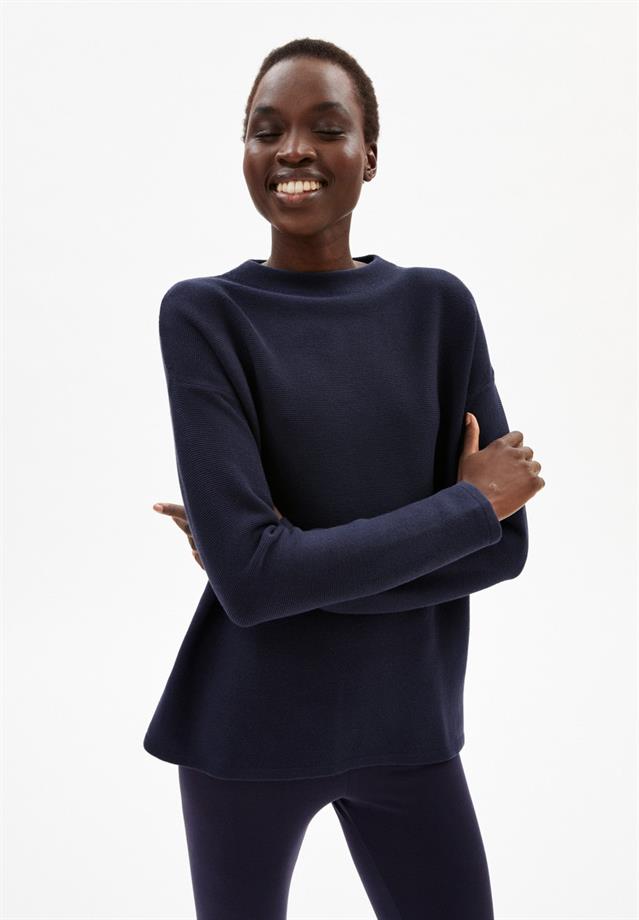 Pull coton biologique - Medinaa - bleu nuit - fairytale