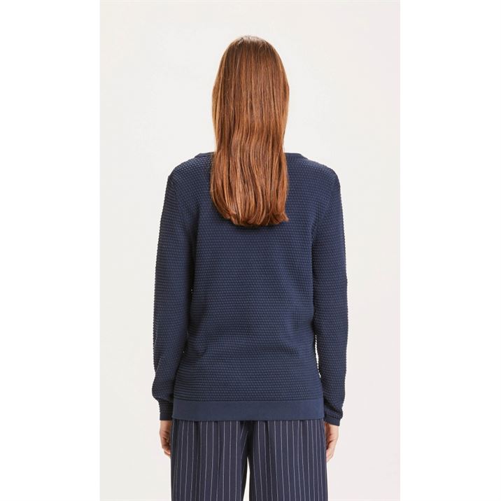 Pull coton biologique - Myrthe - bleu - fairytale