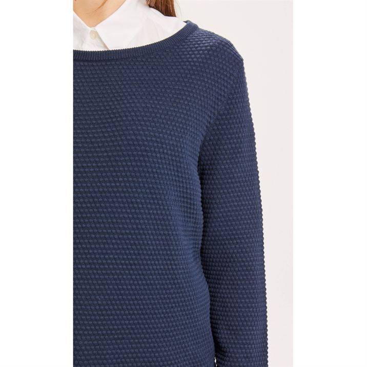 Pull coton biologique - Myrthe - bleu - fairytale