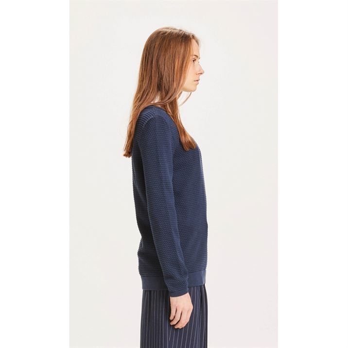 Pull coton biologique - Myrthe - bleu - fairytale