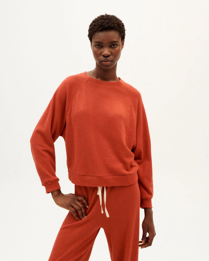 Pull en fibres recyclées - Fontana - orange - fairytale