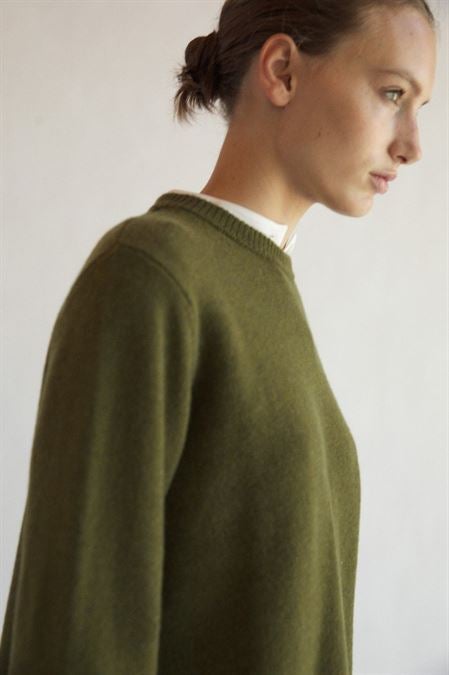 Pull en laine recyclé - Gaknpinor - vert foncé - fairytale